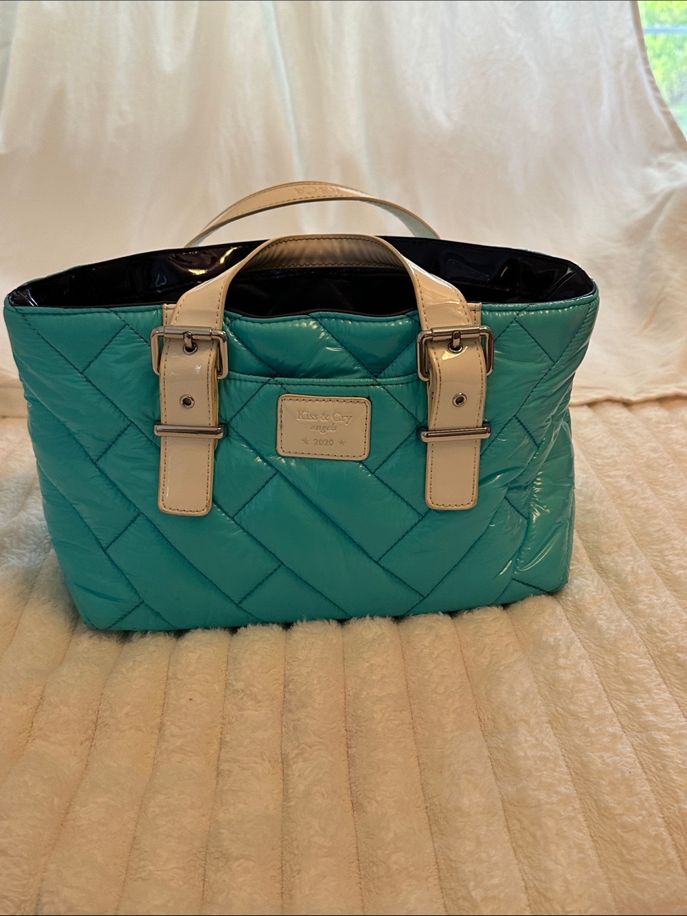 Light blue Kiss and Cry Figure Skating Supply Bag